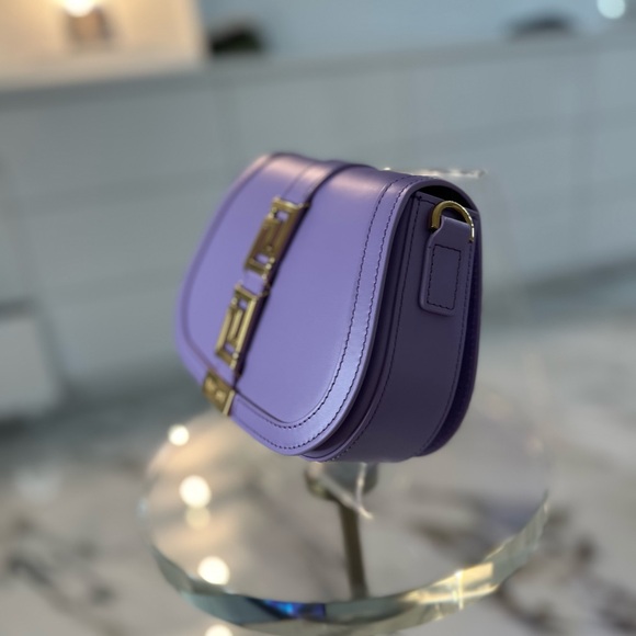 ๐SOLD๐ NWT Versace Greca Goddess Baby Violet Small Bag - Picture 2 of 6